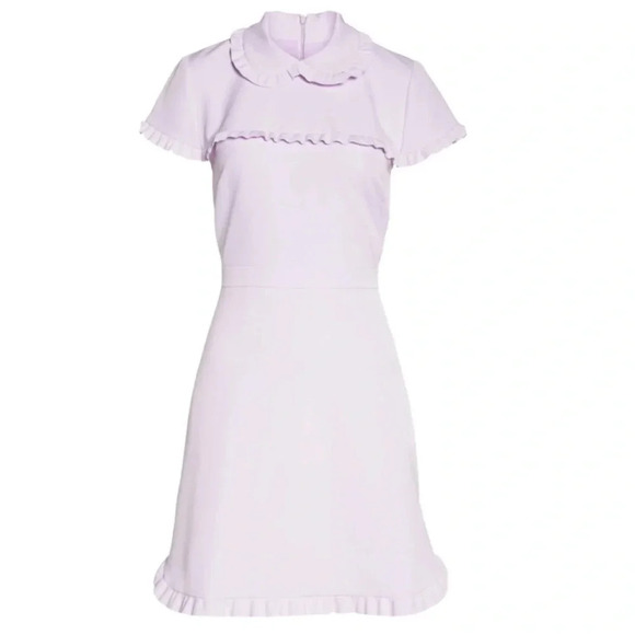 New Gal Meets Glam Emma Ruffle Crepe Dress Collared lilac
Peter Pan collar plus - Picture 3 of 13